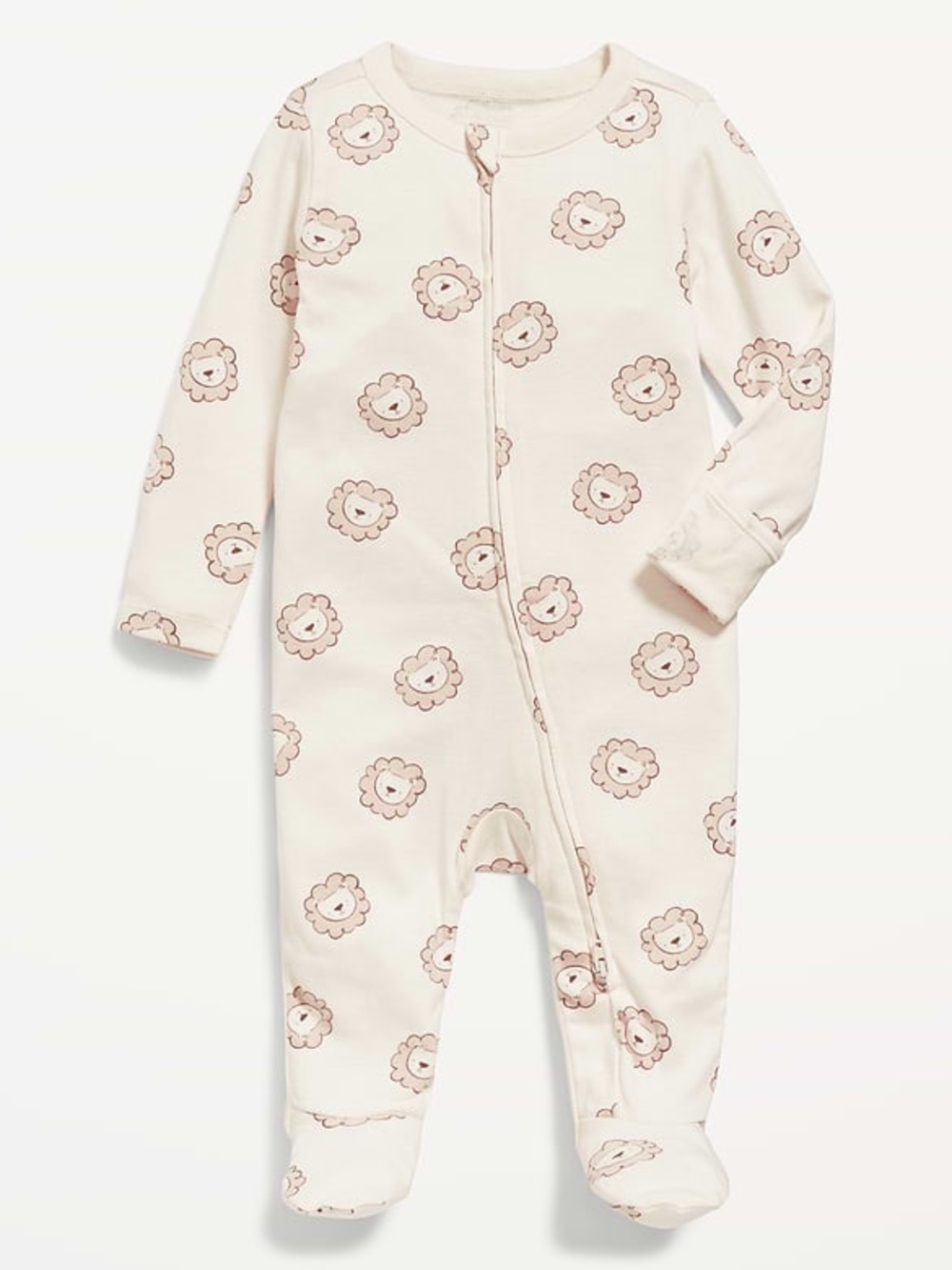 NWT Old Navy Unisex 2-Way-Zip Sleep & Play Printed Footed One-Piece for Baby